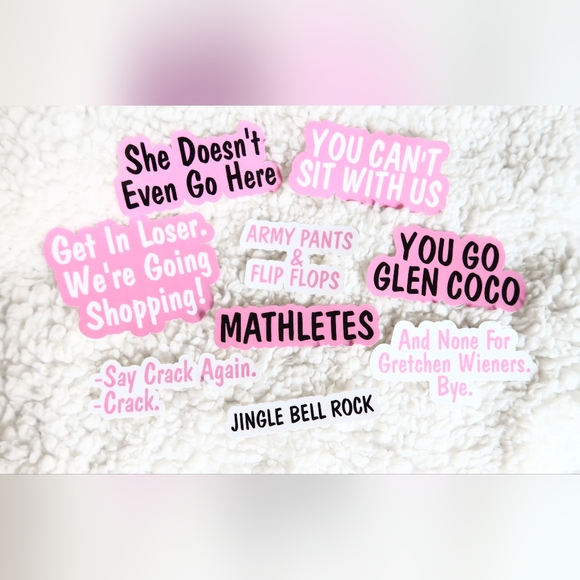 Mean Girls Mini Pack / Mean Girls Stickers / Burn Book / October 3rd / So Fetch - Picture 1 of 1